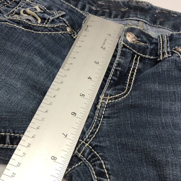 VINTAGE SEVEN7 SKINNY JEANS 29x29 EMBROIDERED POCKETS ❤️ - Picture 11 of 12